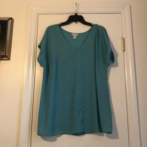 Motherhood Maternity- Teal -Large - Shirt